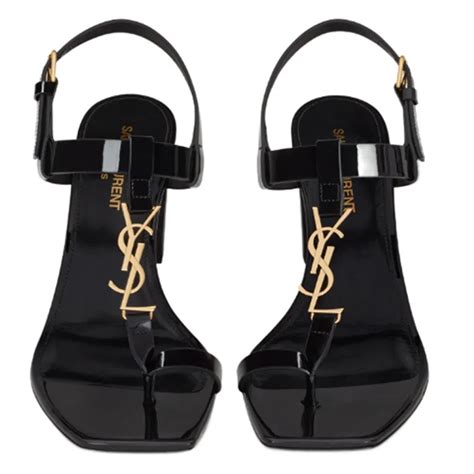 sandal cao gót ysl|CASSANDRA sandals in smooth leather .